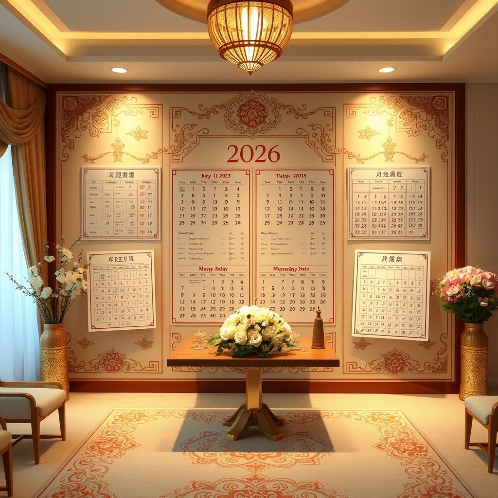 วางแผนจัดงานแต่งในปี 2569: เคล็ดลับจากปฏิทินฤกษ์